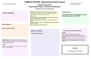 New Microsystem Knowledge Added to 5 P Assessment