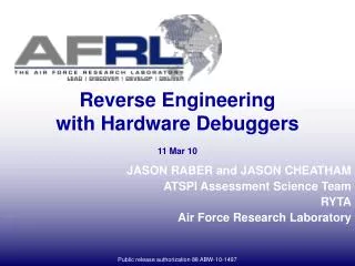 Reverse Engineering with Hardware Debuggers