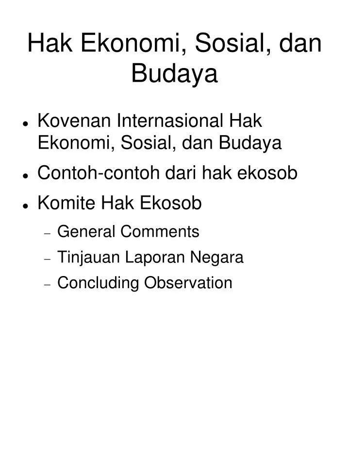 hak ekonomi sosial dan budaya