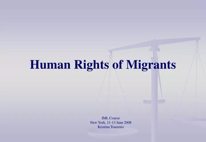 human rights of migrants