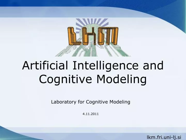 artificial intelligence and cognitive modeling