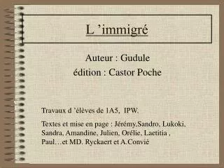 l immigr