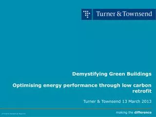 demystifying green buildings optimising energy performance through low carbon retrofit