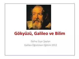 g ky z galileo ve bilim