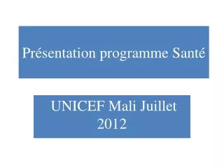 pr sentation programme sant
