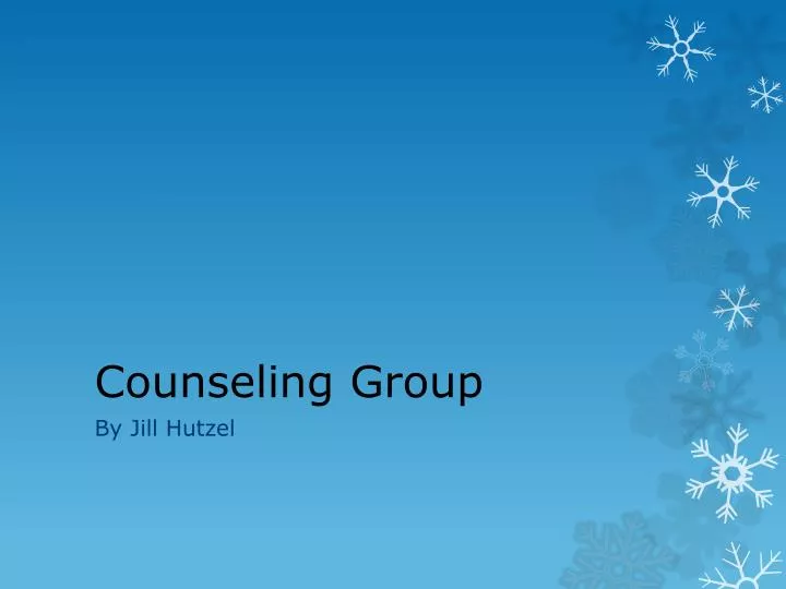 counseling group