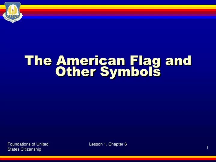 the american flag and other symbols