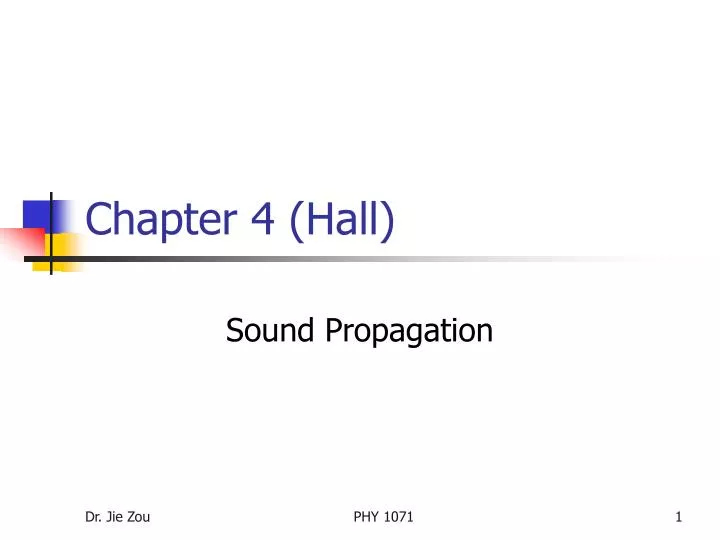 chapter 4 hall
