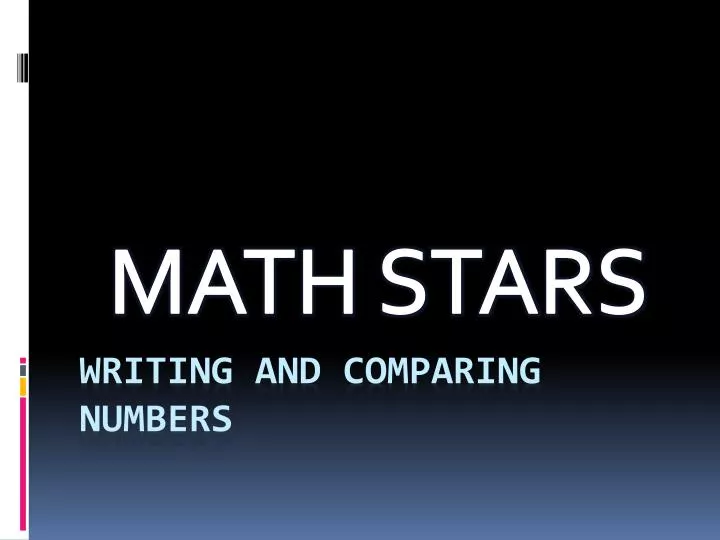 math stars