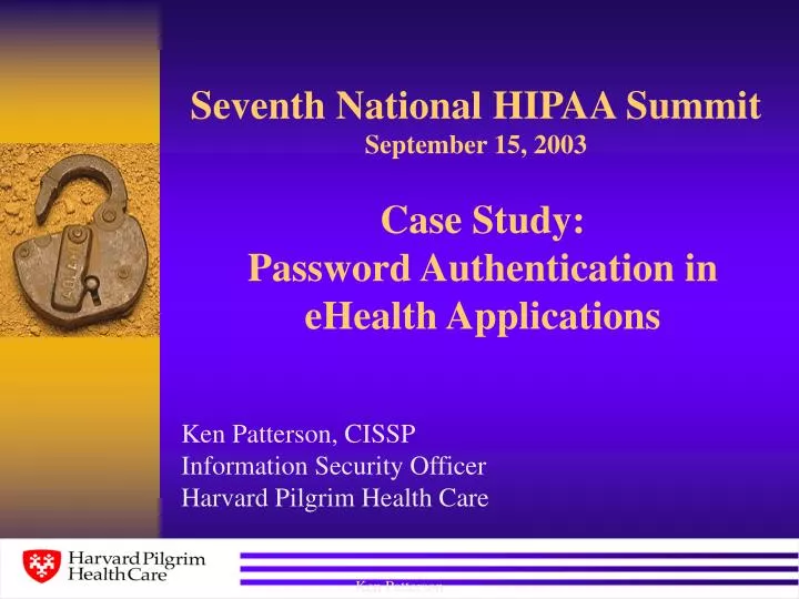 case study password authentication in ehealth applications