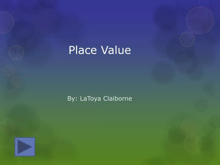 place value