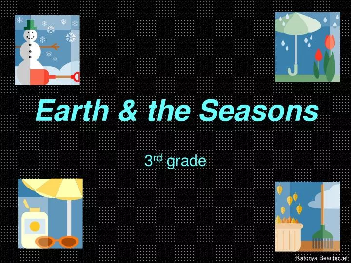 earth the seasons