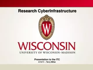 Research CyberInfrastructure
