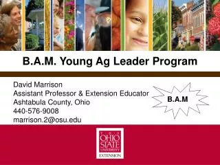 B.A.M. Young Ag Leader Program