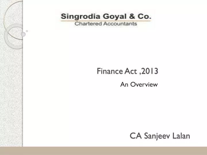 finance act 2013