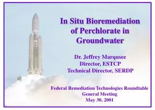 In Situ Bioremediation of Perchlorate in Groundwater