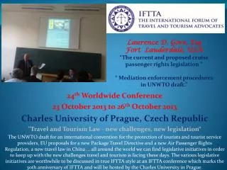 24 th Worldwide Conference 23 October 2013 to 26 th O ctober 2013