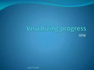 Visualizing progress