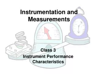 Instrumentation and Measurements