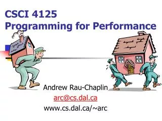 CSCI 4125 Programming for Performance