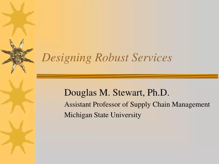 designing robust services