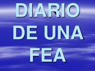 diario de una fea