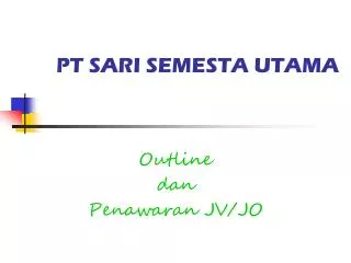 pt sari semesta utama