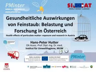 hans peter hutter oa assoz prof dipl ing dr med institut f r umwelthygiene muw
