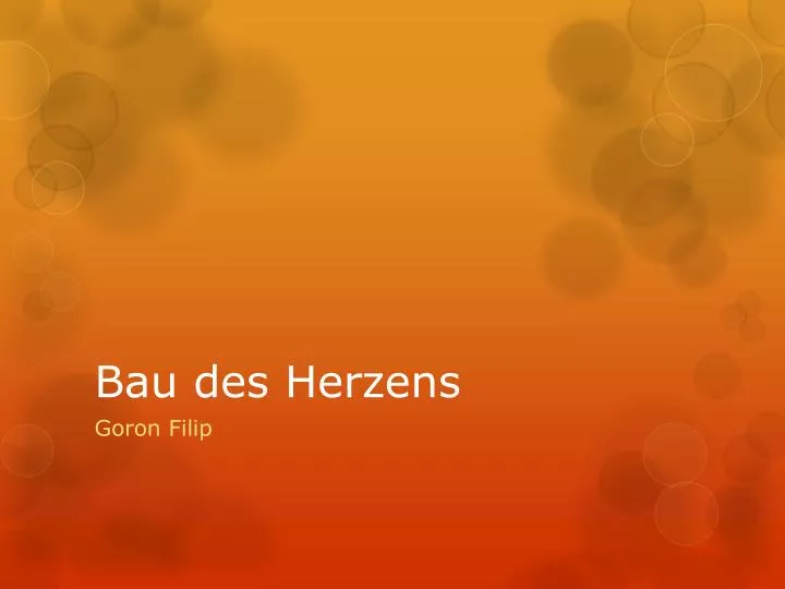 bau des herzens