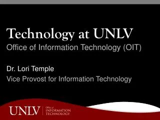 Technology at UNLV