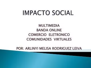 impacto socia l