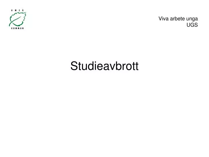 studieavbrott