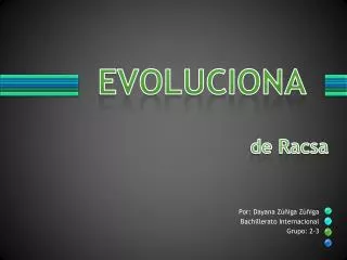 evoluciona