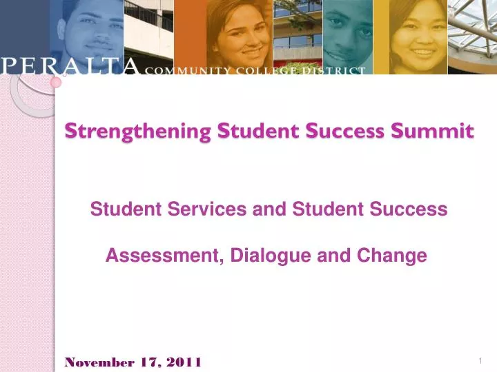 strengthening student success summit