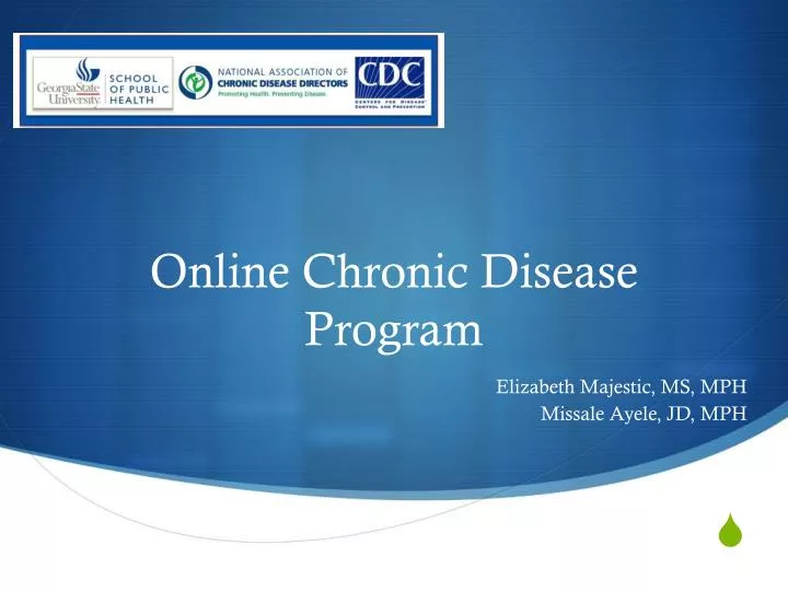 online chronic disease program