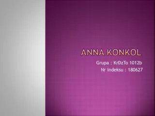 anna konkol