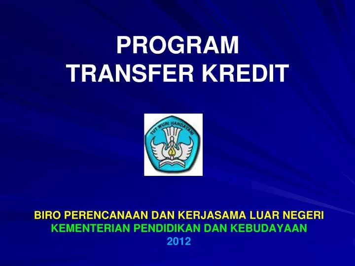 program transfer kredit
