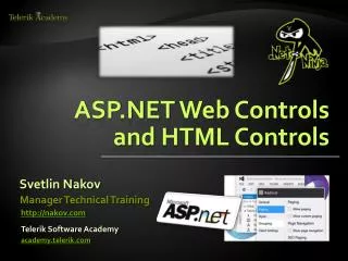 ASP.NET Web Controls and HTML Controls