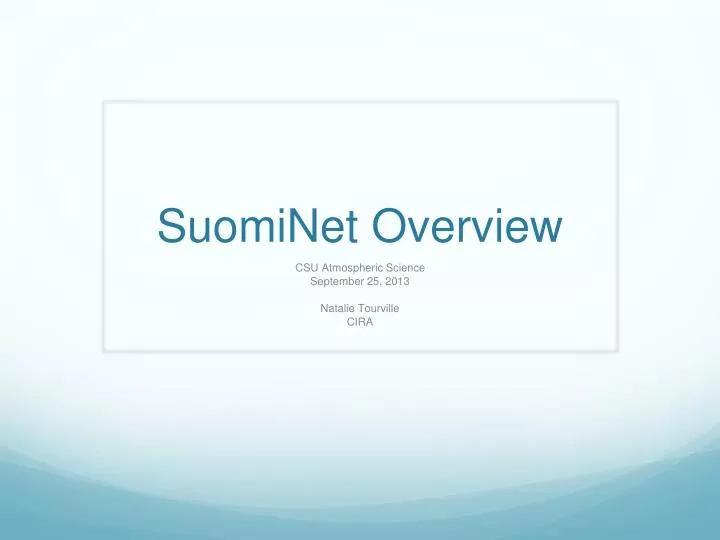 suominet overview