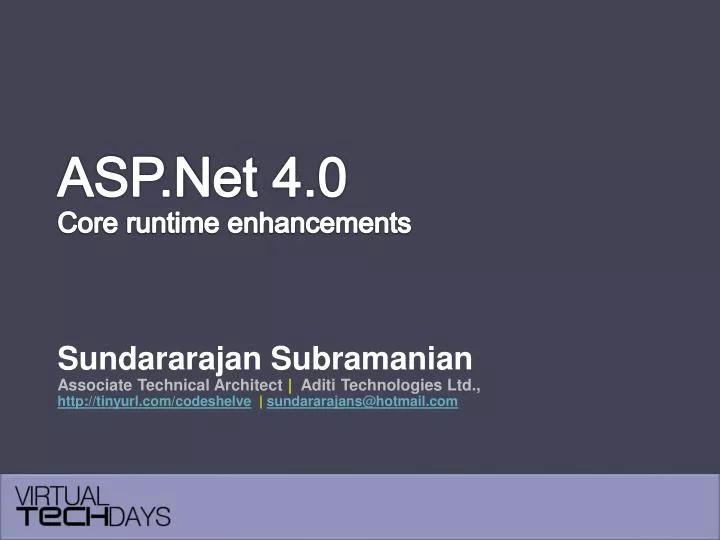 asp net 4 0 core runtime enhancements