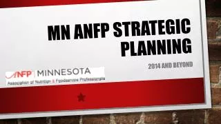 MN ANFP Strategic Planning