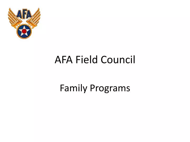 afa field council