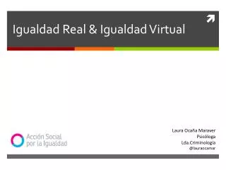 igualdad real igualdad virtual