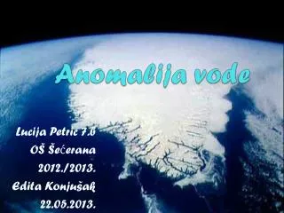 anomalija vode