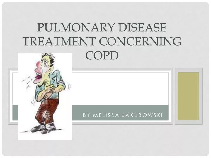 pulmonary disease treatment concerning copd