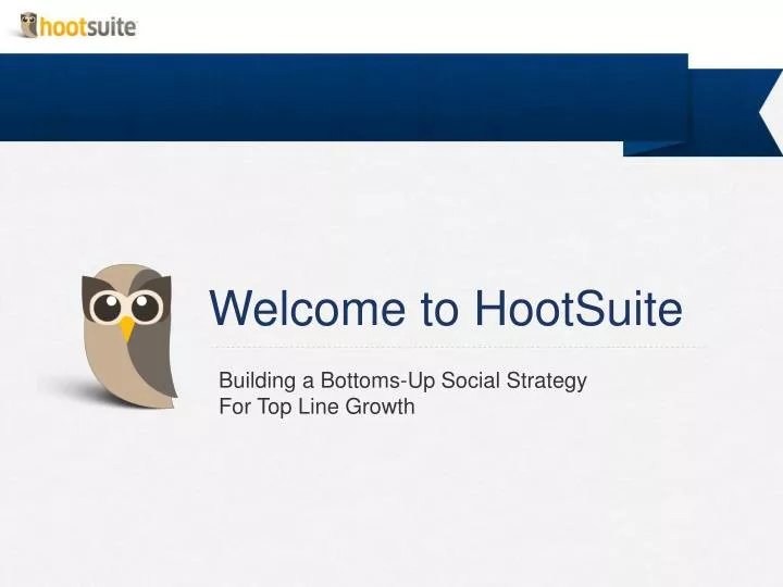 welcome to hootsuite