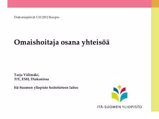 diakoniap iv t 5 10 2012 kuopio