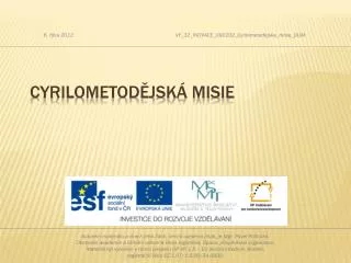 cyrilometod jsk misie