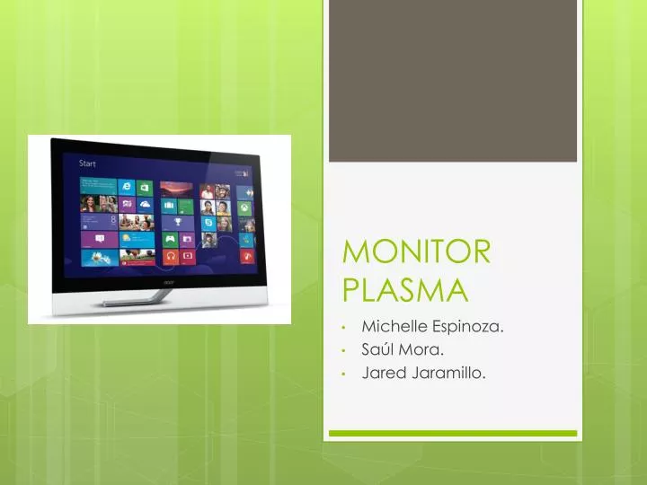 monitor plasma