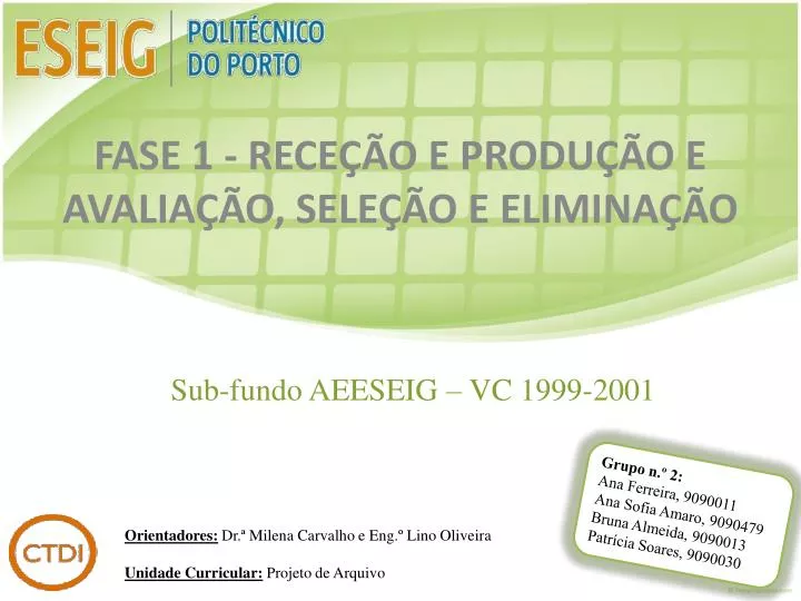 sub fundo aeeseig vc 1999 2001